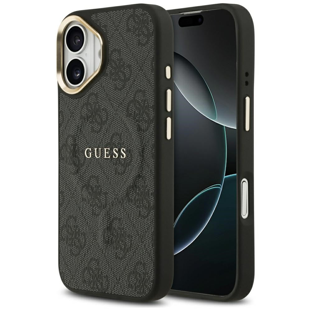MagSafe-deksel for Apple iPhone 17, Guess, 4G Classic, Svart