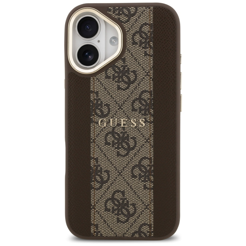 MagSafe-deksel for Apple iPhone 17, Guess, 4G Stripe, Brun
