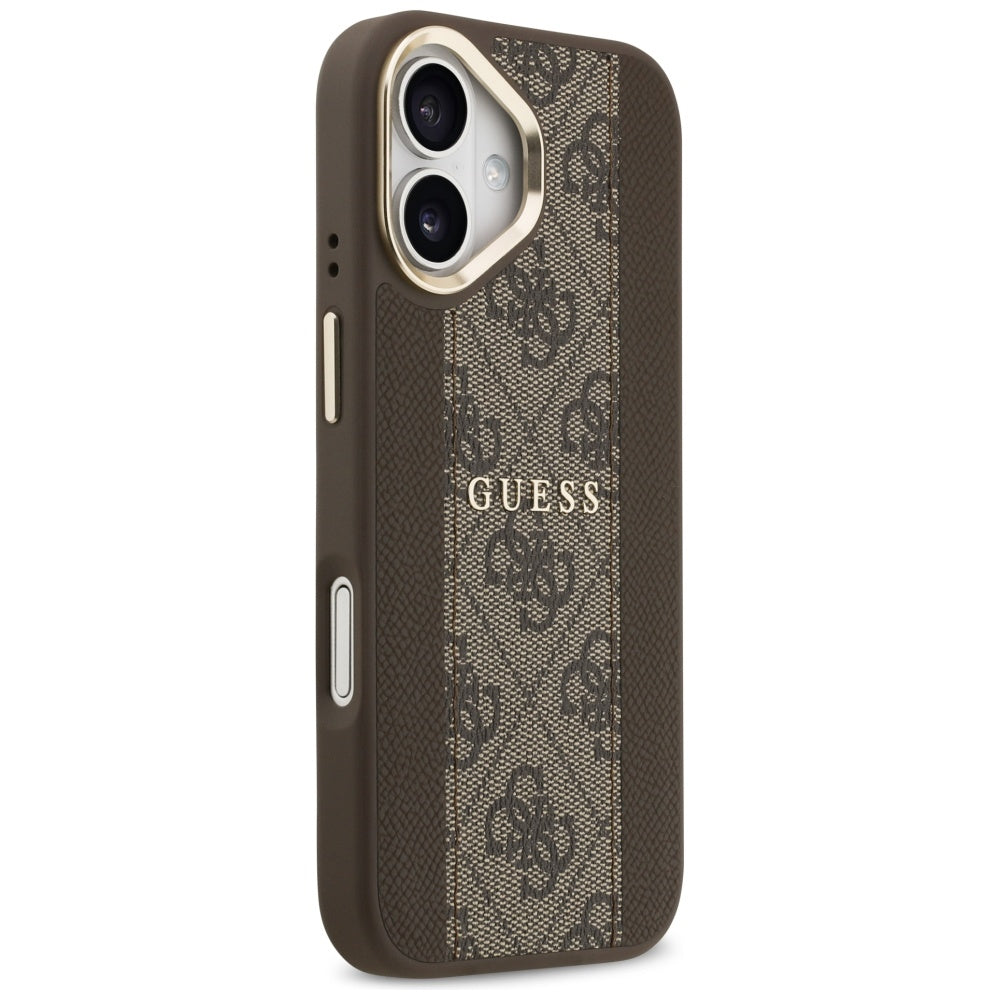 MagSafe-deksel for Apple iPhone 17, Guess, 4G Stripe, Brun