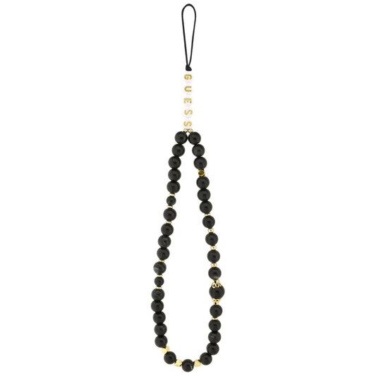 MagSafe deksel for Apple iPhone 17, Guess, 4G Triangle Logo med snorrem, Svart