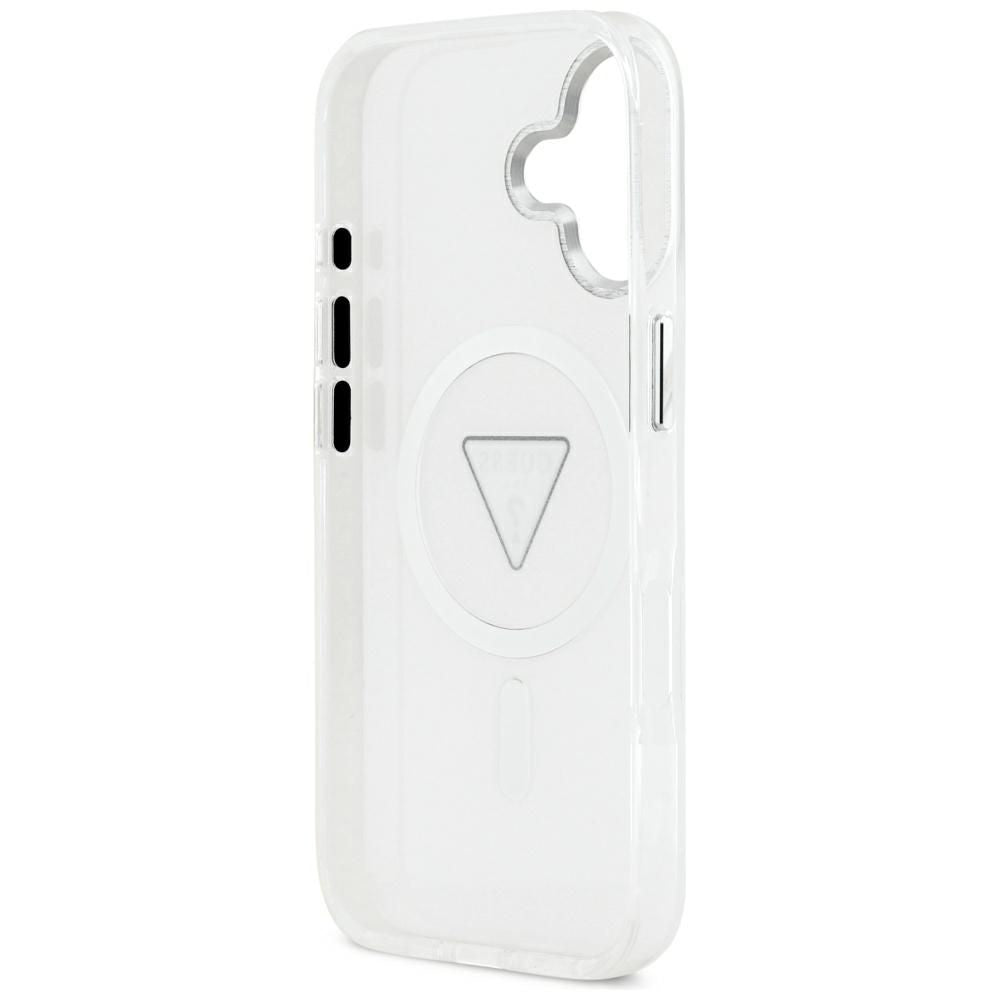 MagSafe-deksel for Apple iPhone 17, Guess, IML Gradient Triangle Logo, Gjennomsiktig