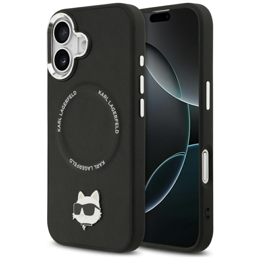 MagSafe-deksel for Apple iPhone 17, Karl Lagerfeld, Choupette Pin, Svart