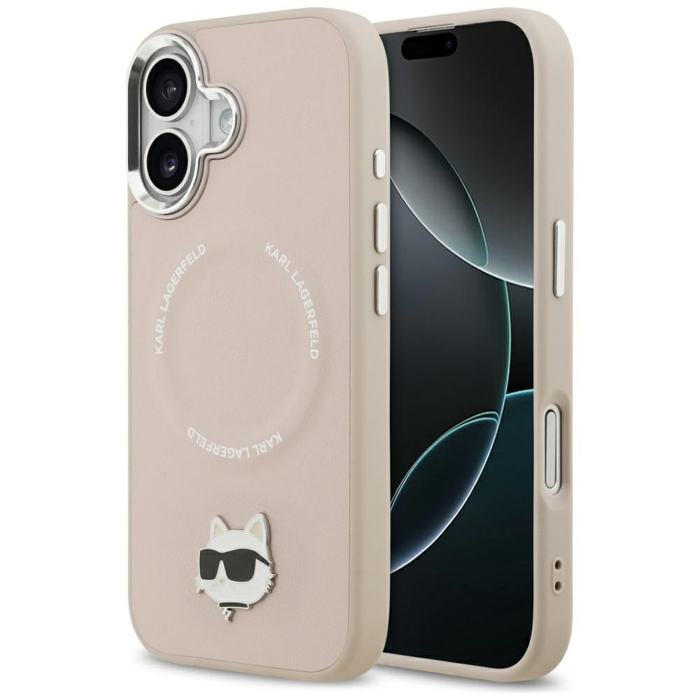 MagSafe-deksel for Apple iPhone 17, Karl Lagerfeld, Choupette Pin, Rosa