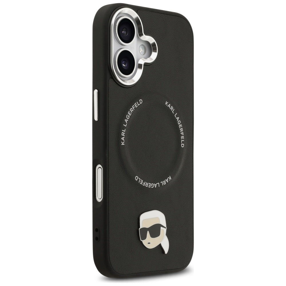 MagSafe-deksel for Apple iPhone 17, Karl Lagerfeld, Karl Pin, Svart