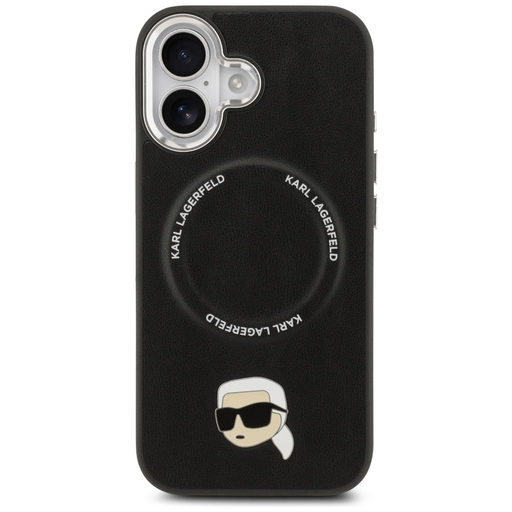 MagSafe-deksel for Apple iPhone 17, Karl Lagerfeld, Karl Pin, Svart