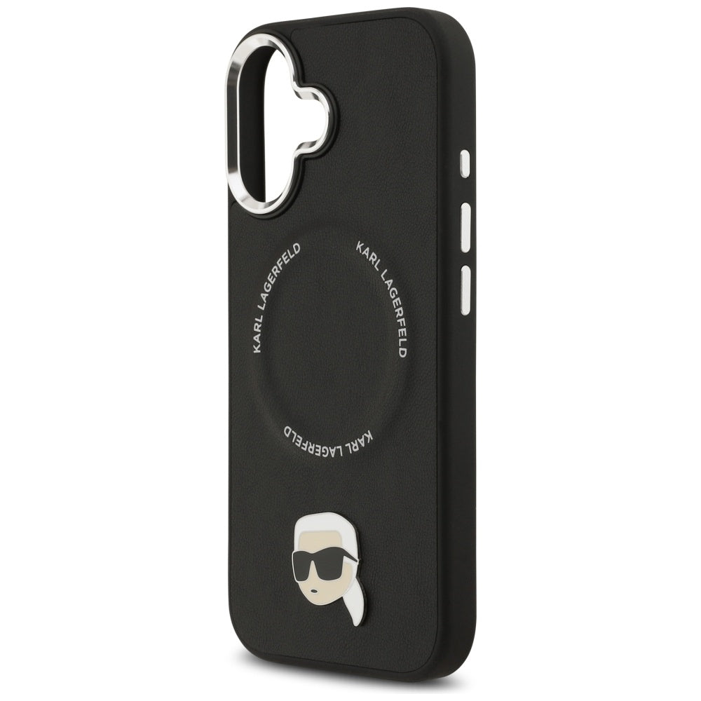 MagSafe-deksel for Apple iPhone 17, Karl Lagerfeld, Karl Pin, Svart