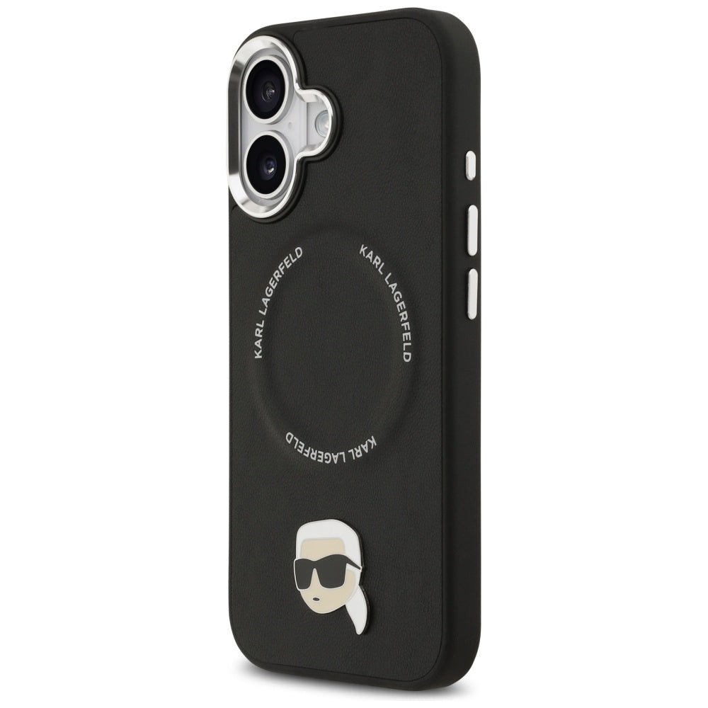 MagSafe-deksel for Apple iPhone 17, Karl Lagerfeld, Karl Pin, Svart