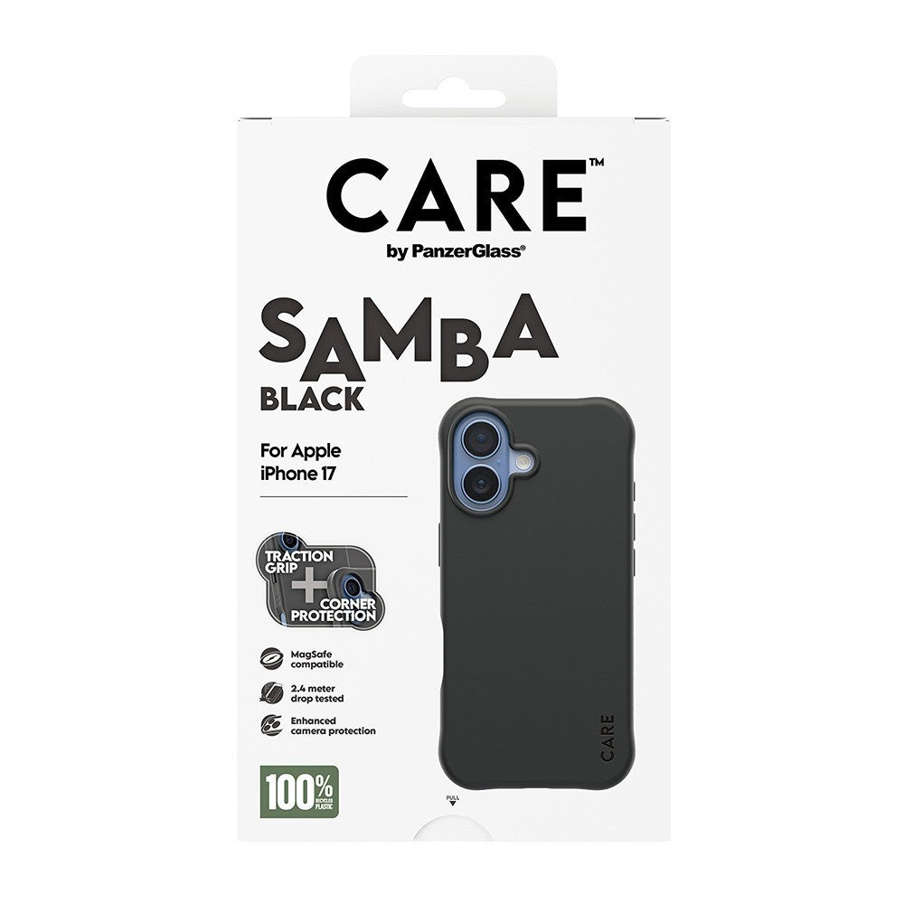 MagSafe-deksel for Apple iPhone 17, PanzerGlass, Fashionable Care, Svart