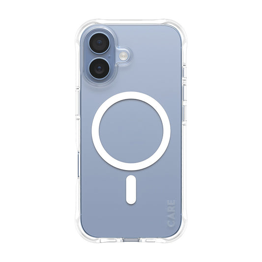 MagSafe-deksel for Apple iPhone 17, PanzerGlass, Motebevisst, Transparent Hvit