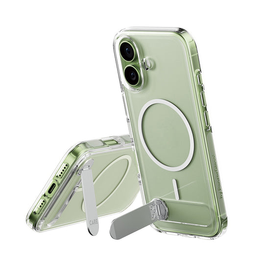 MagSafe-deksel for Apple iPhone 17, PanzerGlass, med Kickstand, Gjennomsiktig