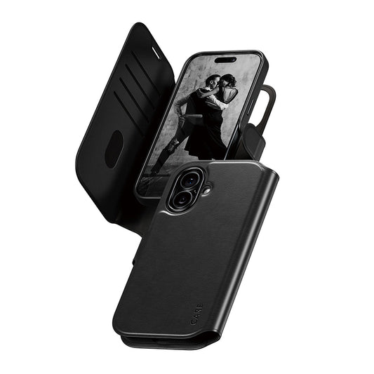 MagSafe-deksel for Apple iPhone 17, PanzerGlass, Care Feature Tango Two-in-One, Svart