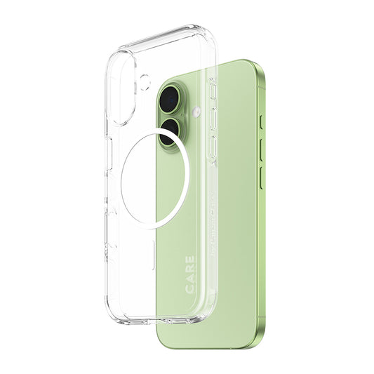 MagSafe-deksel for Apple iPhone 17, PanzerGlass, Care Urban Explorer, Transparent Hvit