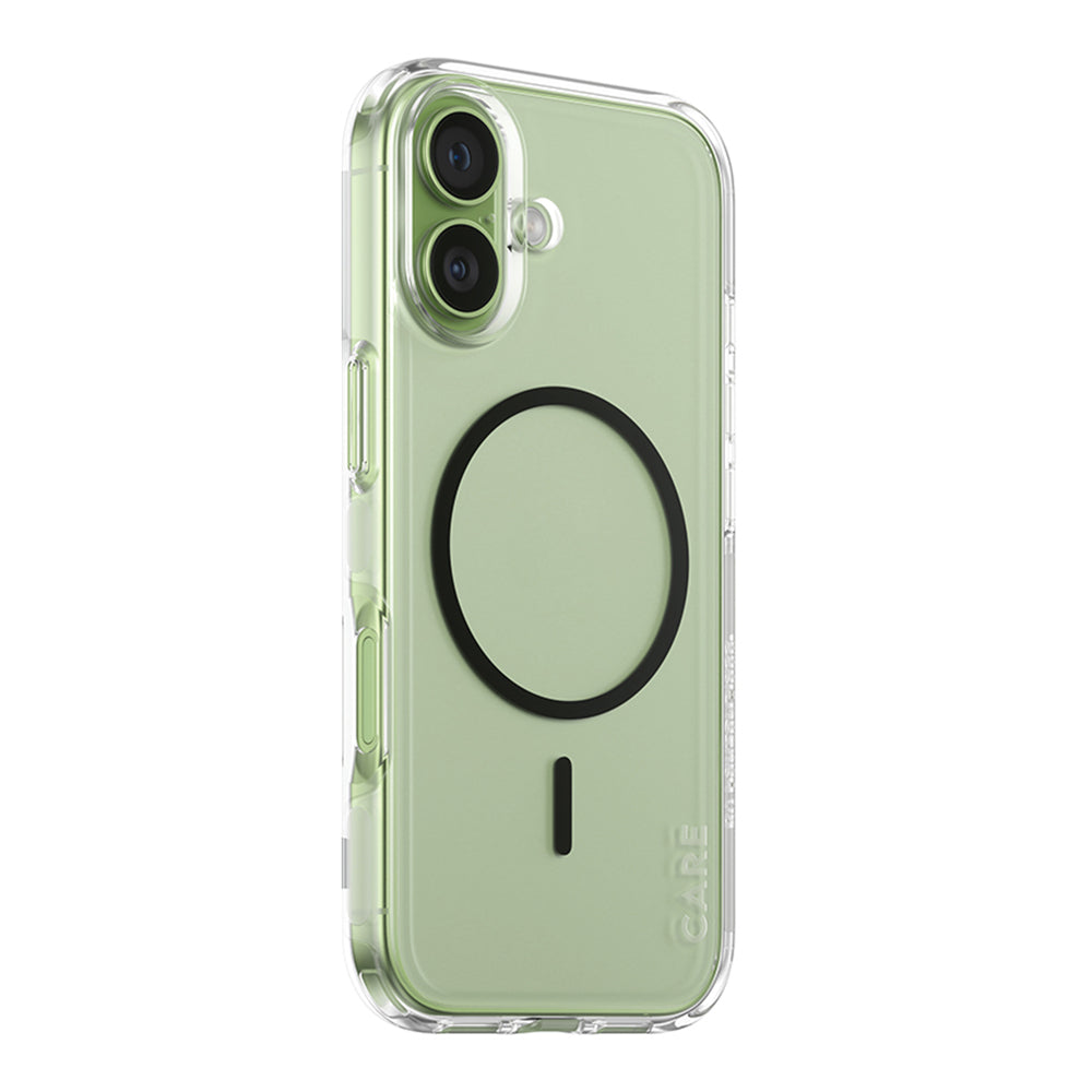 MagSafe-deksel for Apple iPhone 17, PanzerGlass, Urban Explorer Care, Svart Transparent