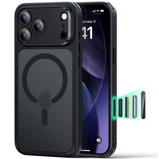 MagSafe-deksel for Apple iPhone 17 Pro, ESR, Classic Hybrid, Satengsort