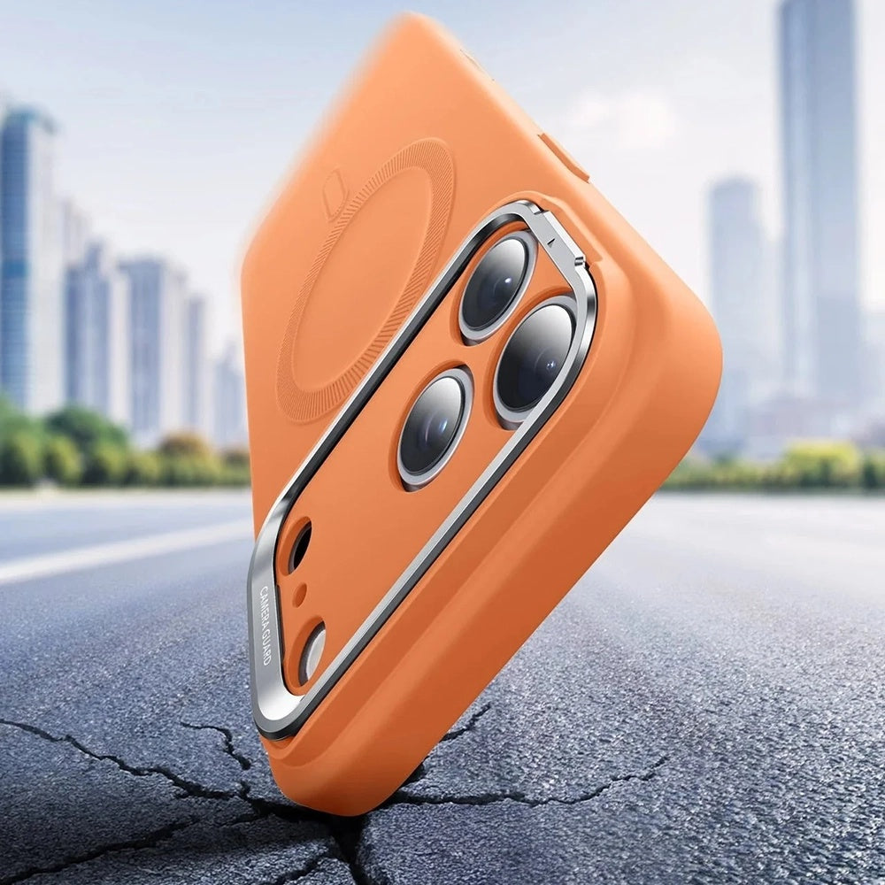 MagSafe-deksel for Apple iPhone 17 Pro, ESR, Cloud Soft Kickstand, Oransje