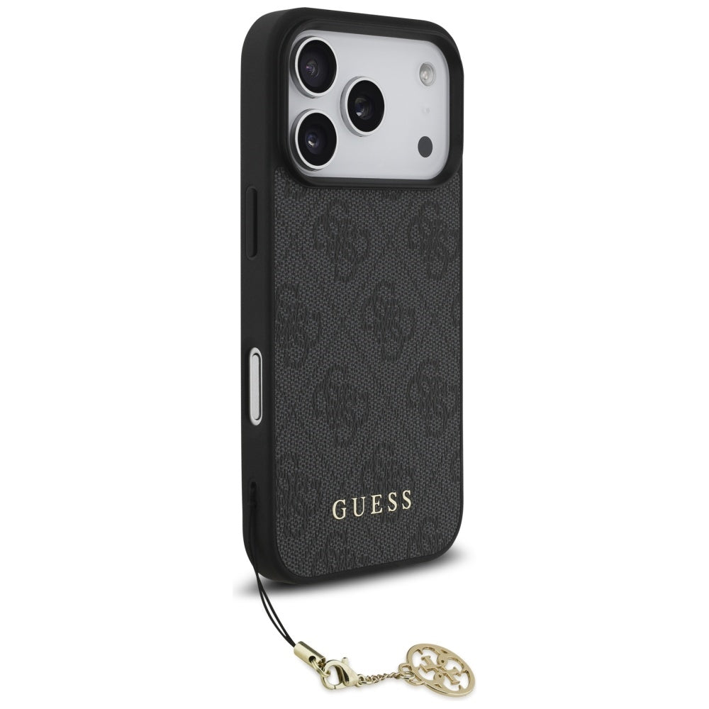 MagSafe-deksel for Apple iPhone 17 Pro, Guess, 4G Charm Cradle, Svart
