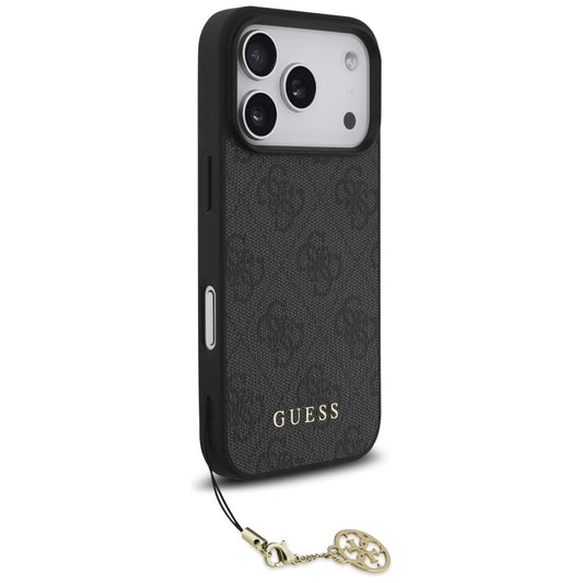 MagSafe-deksel for Apple iPhone 17 Pro, Guess, 4G Charm Cradle, Svart