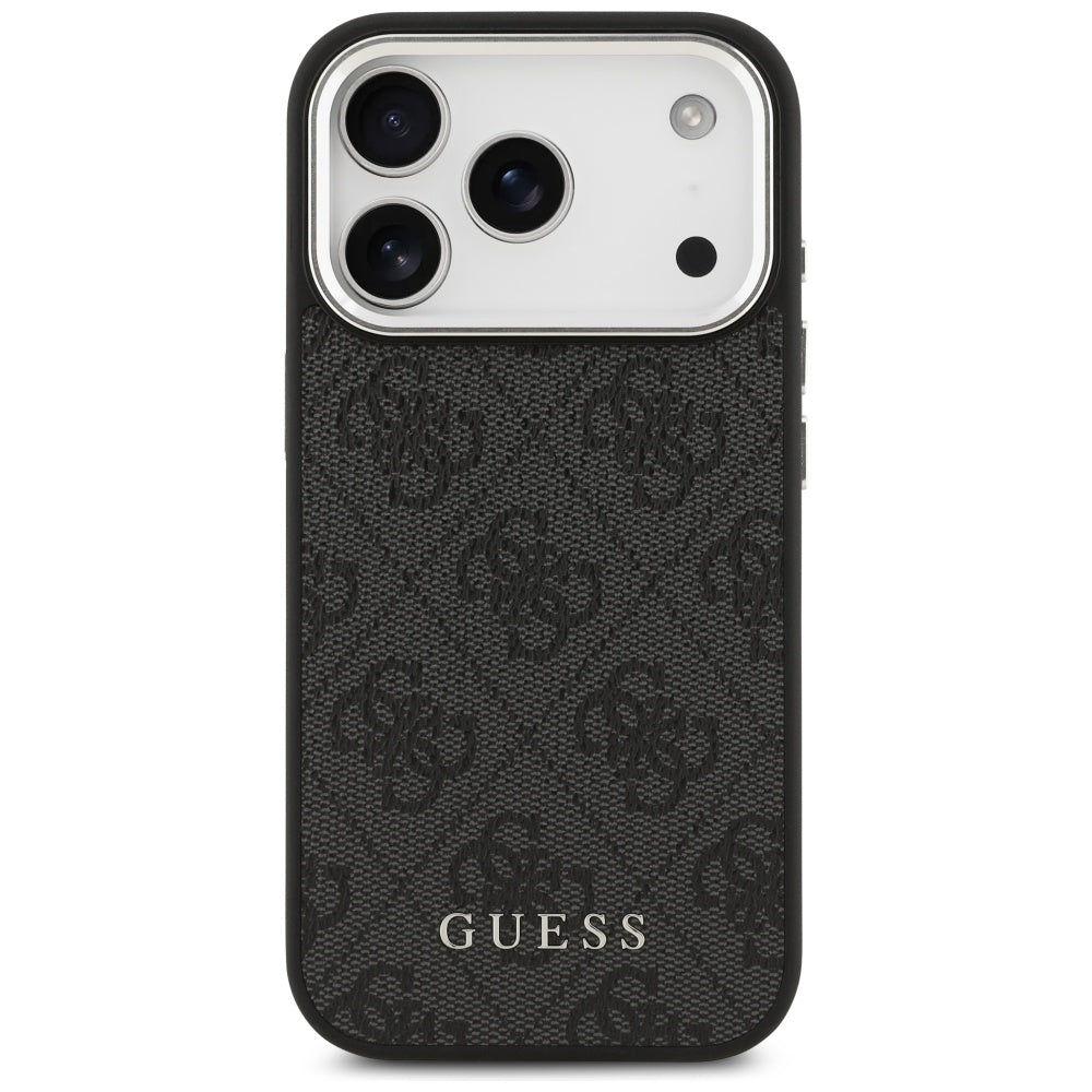 MagSafe-deksel for Apple iPhone 17 Pro, Guess, 4G Classic Logo, Svart
