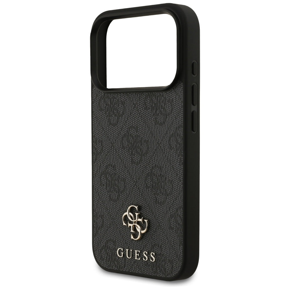 MagSafe-deksel for Apple iPhone 17 Pro, Guess, 4G Small and Classic Logo, Svart