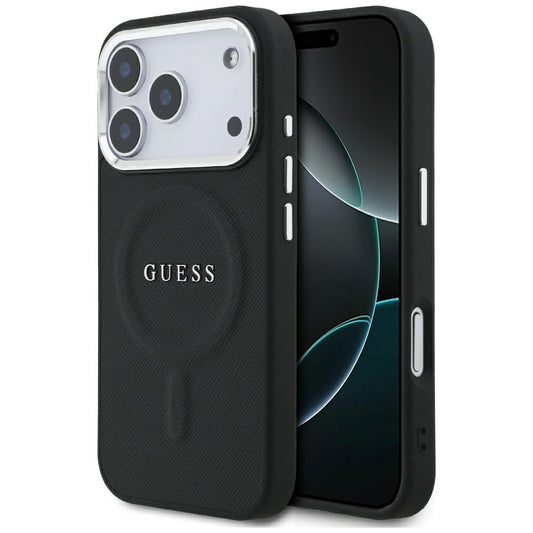 MagSafe-deksel for Apple iPhone 17 Pro, Guess, Classic Logo, Svart