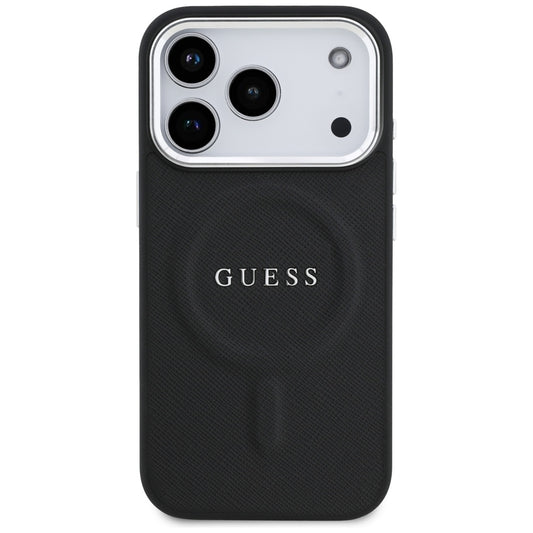 MagSafe-deksel for Apple iPhone 17 Pro, Guess, Classic Logo, Svart