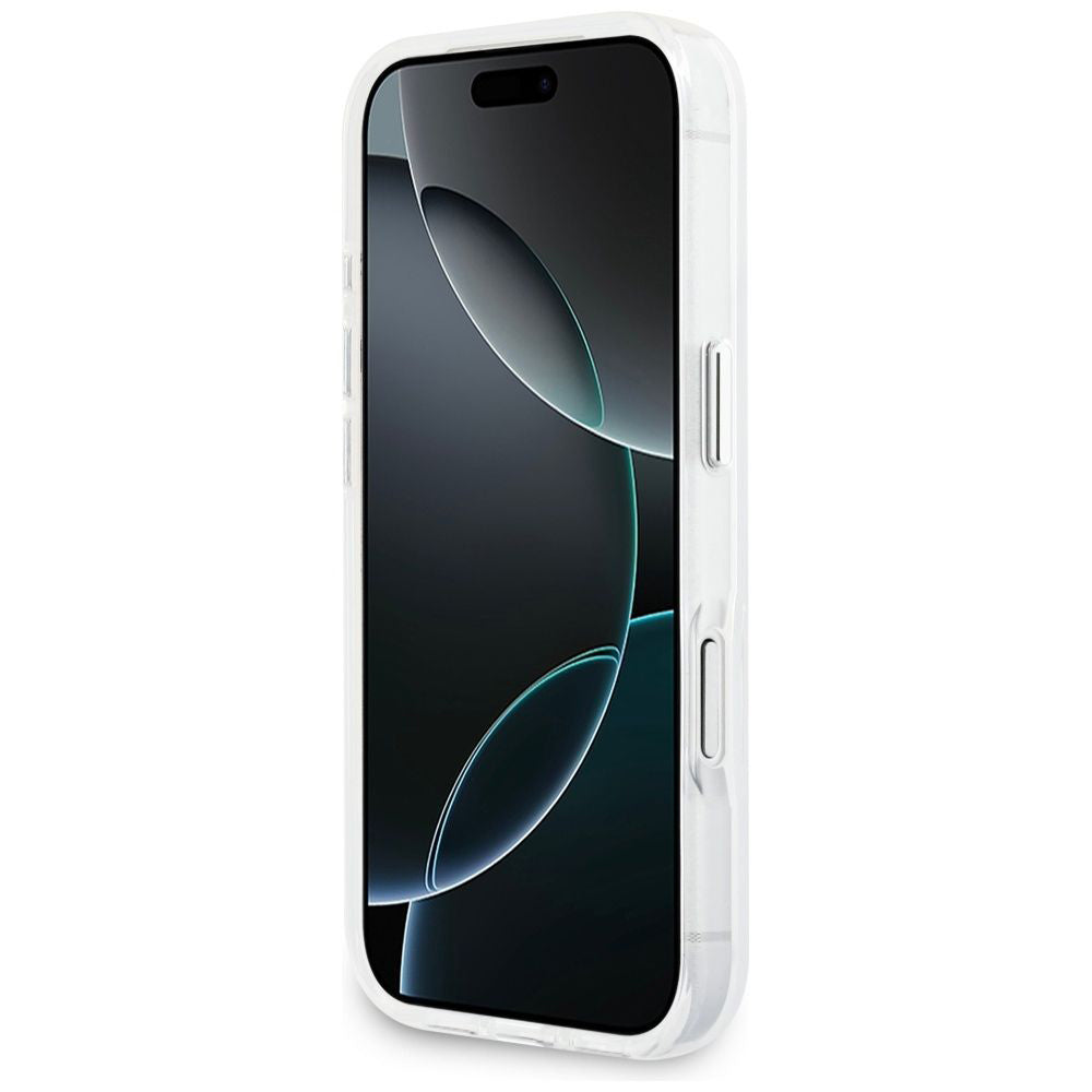 MagSafe-deksel for Apple iPhone 17 Pro, Guess, IML Gradient Triangle Logo, Gjennomsiktig