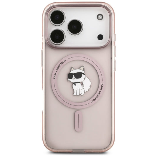 MagSafe-deksel for Apple iPhone 17 Pro, Karl Lagerfeld, IML Choupette, Rosa