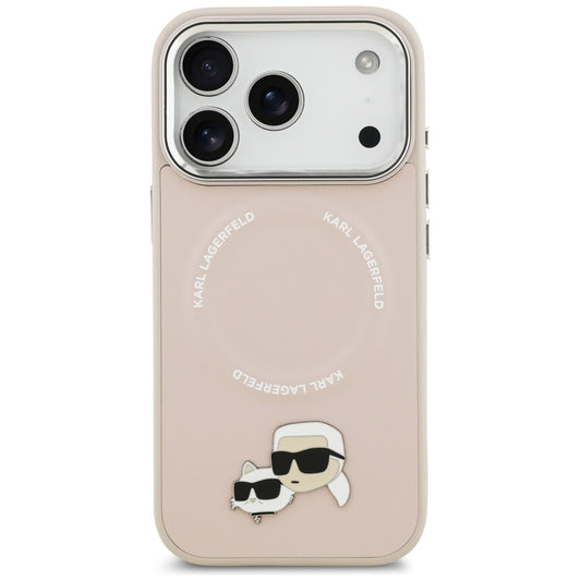MagSafe-deksel for Apple iPhone 17 Pro, Karl Lagerfeld, Karl & Choupette Pins, Rosa