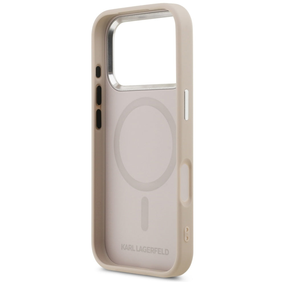 MagSafe-deksel for Apple iPhone 17 Pro, Karl Lagerfeld, Karl & Choupette Pins, Rosa