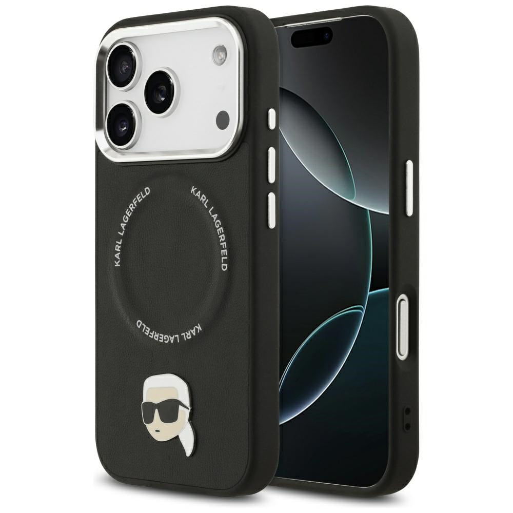 MagSafe-deksel for Apple iPhone 17 Pro, Karl Lagerfeld, Karl Pin, Svart