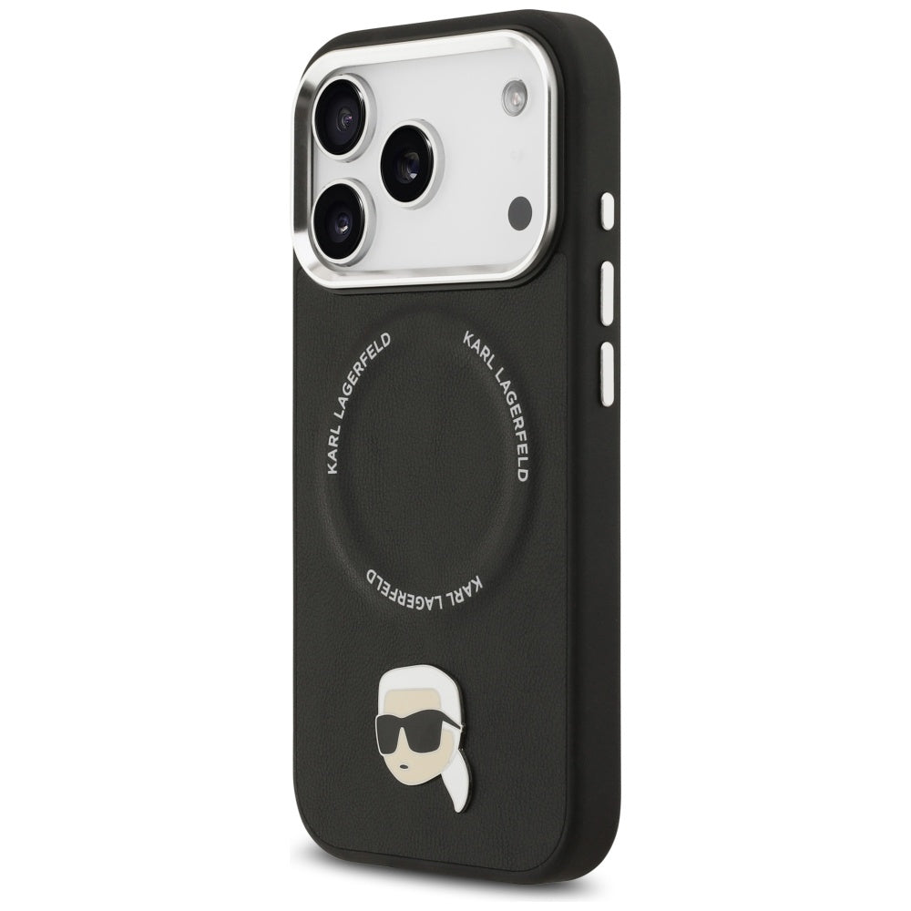 MagSafe-deksel for Apple iPhone 17 Pro, Karl Lagerfeld, Karl Pin, Svart