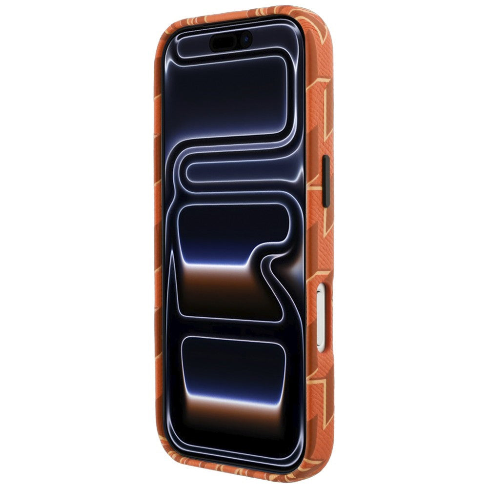 MagSafe-deksel for Apple iPhone 17 Pro, Karl Lagerfeld, KL Monogram Logo, Oransje