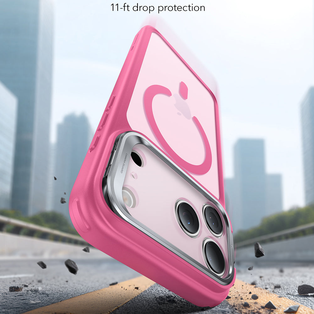 MagSafe-deksel for Apple iPhone 17 Pro Max, ESR, Classic Hybrid Kickstand, Satinrosa
