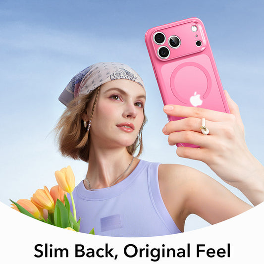 MagSafe-deksel for Apple iPhone 17 Pro Max, ESR, Classic Hybrid, Satinrosa