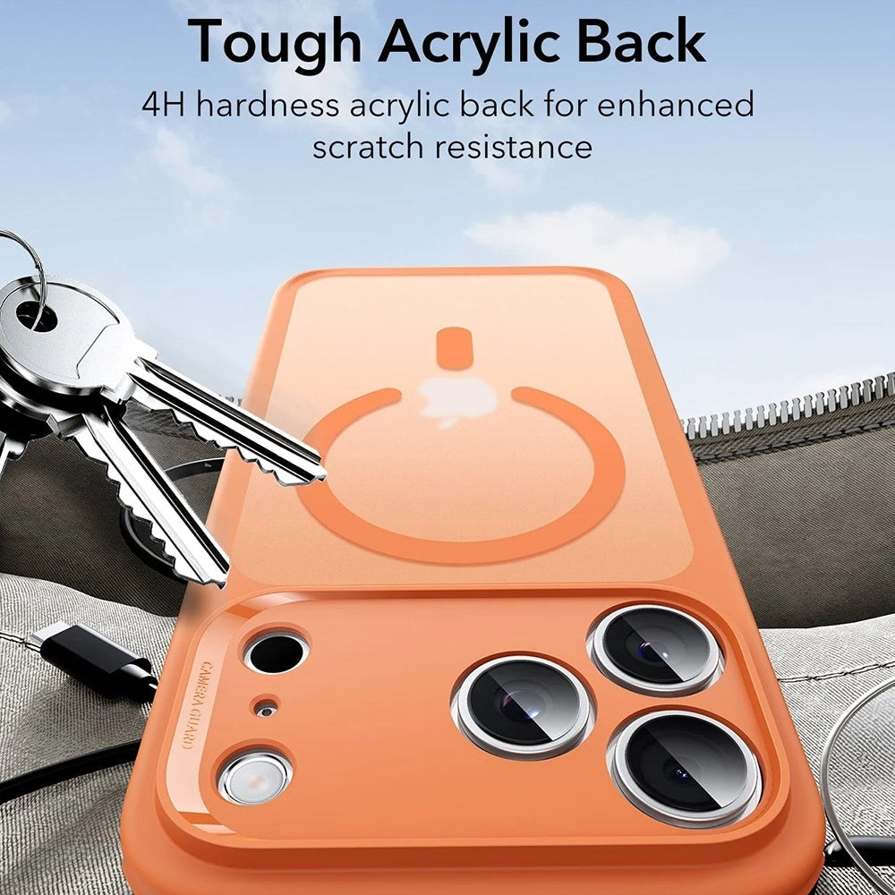 MagSafe-deksel for Apple iPhone 17 Pro Max, ESR, Classic Hybrid Slide, Satinert Oransje