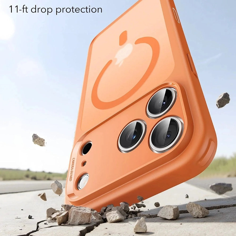 MagSafe-deksel for Apple iPhone 17 Pro Max, ESR, Classic Hybrid Slide, Satinert Oransje