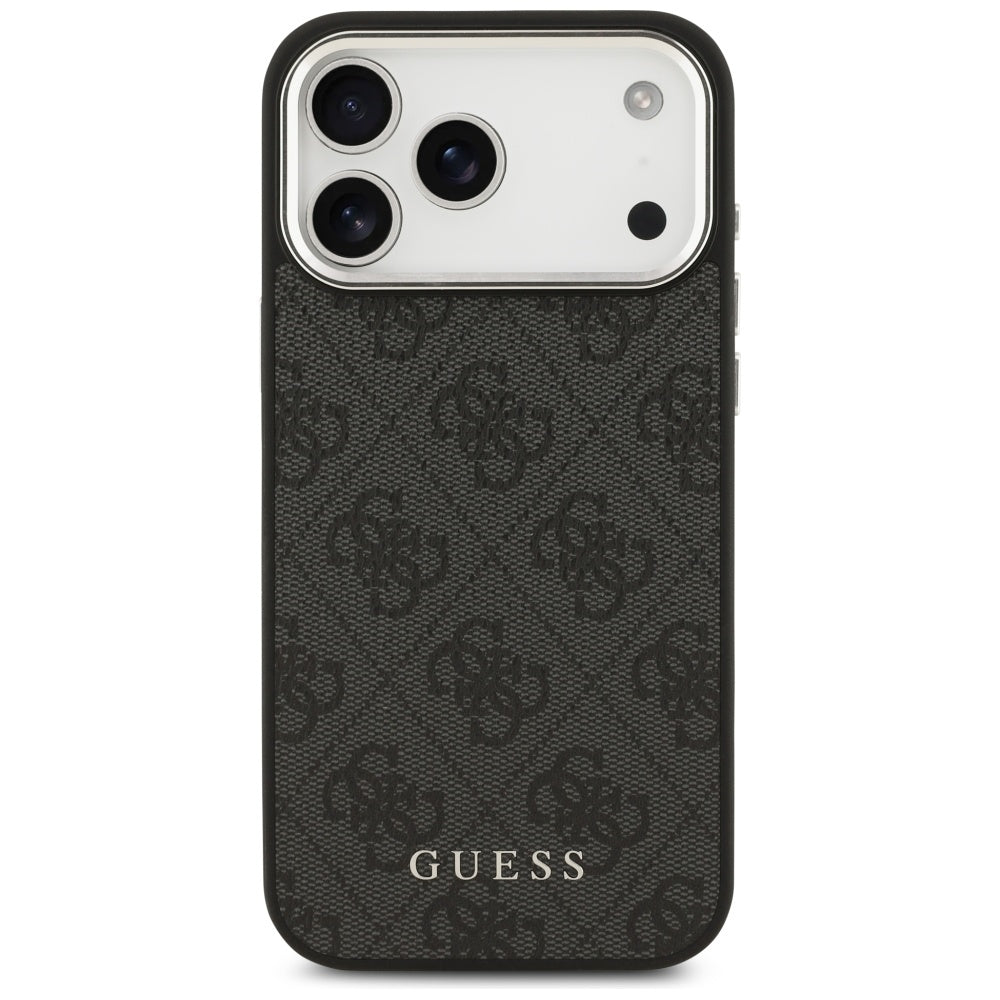 MagSafe-deksel for Apple iPhone 17 Pro Max, Guess, 4G Classic Logo, Svart
