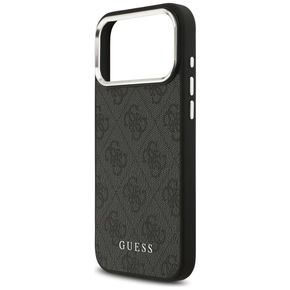 MagSafe-deksel for Apple iPhone 17 Pro Max, Guess, 4G Classic Logo, Svart