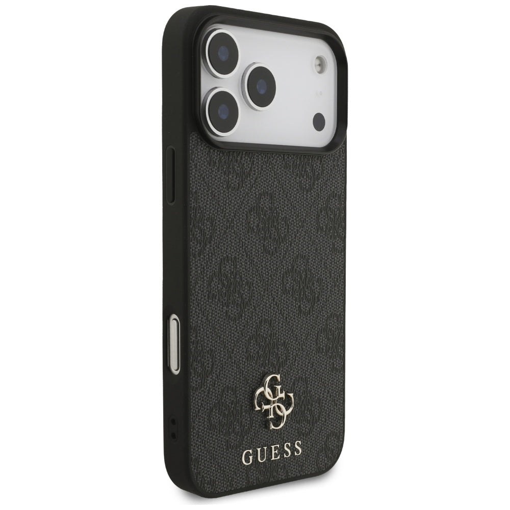 MagSafe deksel for Apple iPhone 17 Pro Max, Guess, 4G Small and Classic Logo, Svart