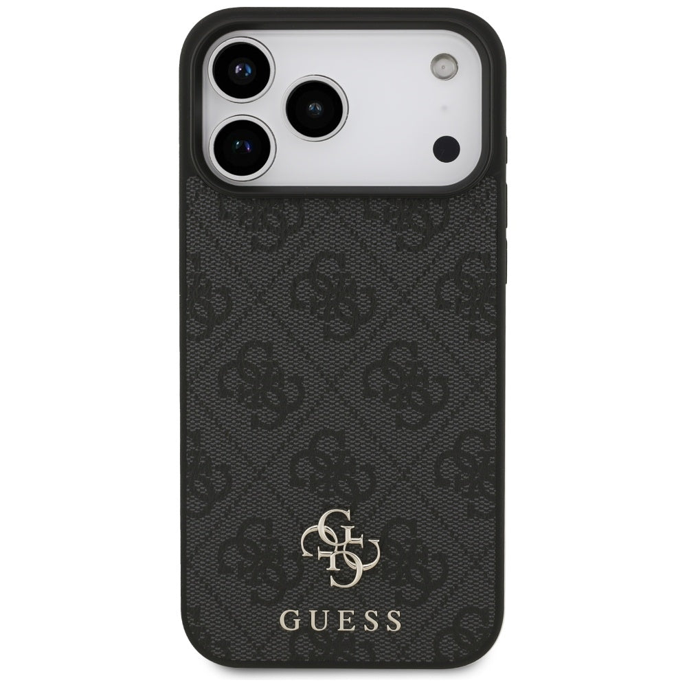 MagSafe deksel for Apple iPhone 17 Pro Max, Guess, 4G Small and Classic Logo, Svart