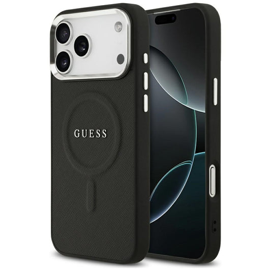 MagSafe-deksel for Apple iPhone 17 Pro Max, Guess, Classic Logo, Svart