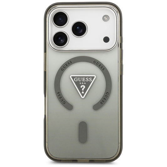MagSafe-deksel for Apple iPhone 17 Pro Max, Guess, IML Gradient Triangle Logo, Kaki
