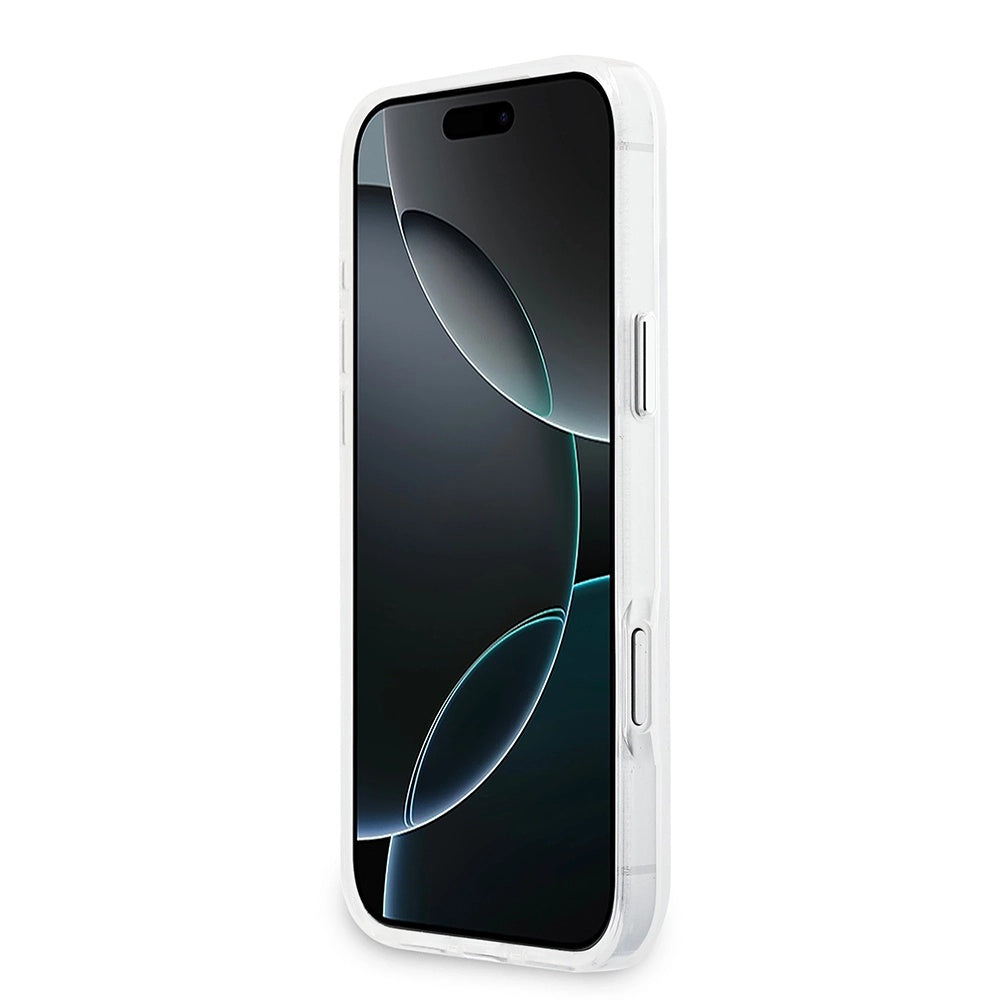 MagSafe deksel for Apple iPhone 17 Pro Max, Guess, IML Gradient Triangle Logo, Gjennomsiktig