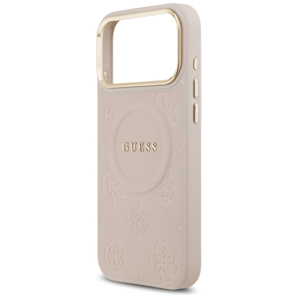 MagSafe-deksel for Apple iPhone 17 Pro Max, Guess, Peony Hot Stamp, Rosa