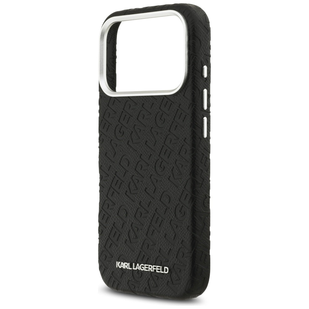 MagSafe deksel for Apple iPhone 17 Pro Max, Karl Lagerfeld, FW Stamped Karl, Svart