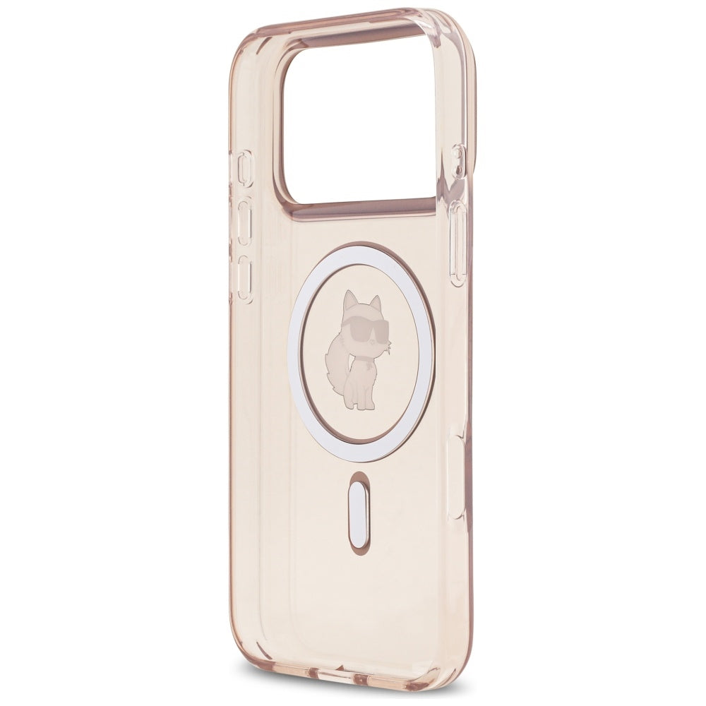 MagSafe-deksel for Apple iPhone 17 Pro Max, Karl Lagerfeld, IML Choupette, Rosa