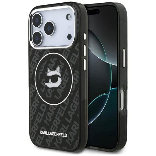 MagSafe-deksel for Apple iPhone 17 Pro Max, Karl Lagerfeld, IML Choupette`s Head, Svart