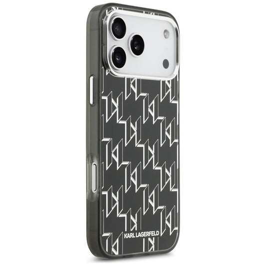 MagSafe-deksel for Apple iPhone 17 Pro Max, Karl Lagerfeld, IML KL Monogram, Svart