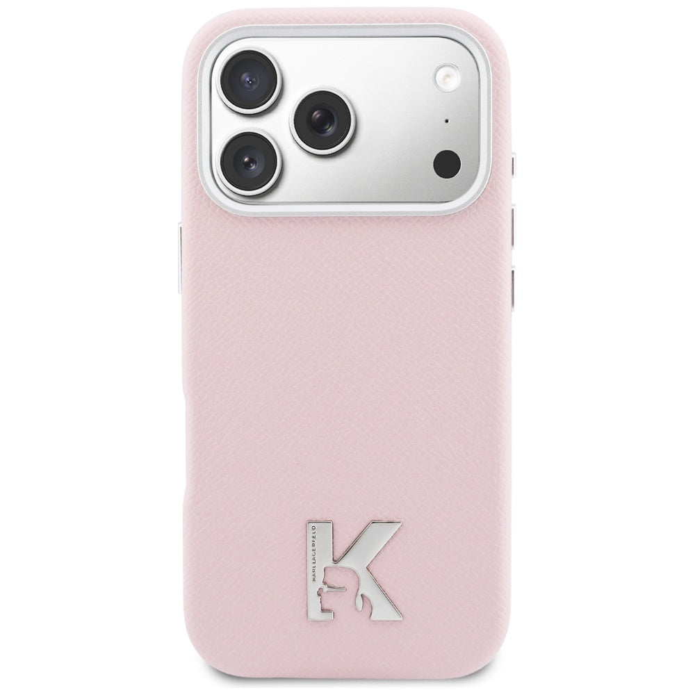 MagSafe deksel for Apple iPhone 17 Pro Max, Karl Lagerfeld, Karl Head Logo, Rosa