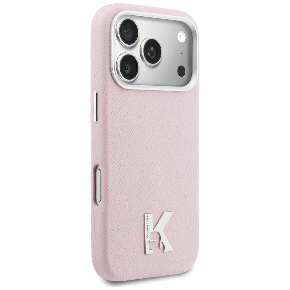 MagSafe deksel for Apple iPhone 17 Pro Max, Karl Lagerfeld, Karl Head Logo, Rosa
